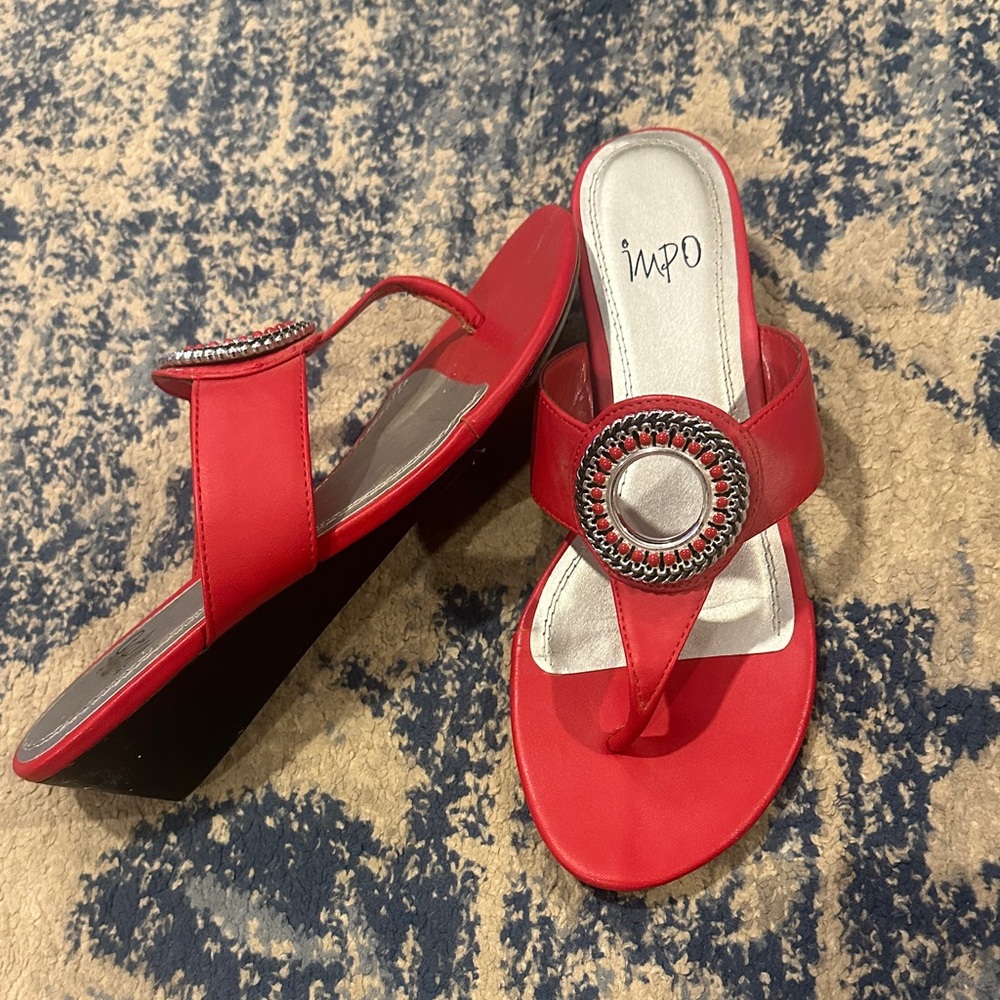Impo Women's Vibrant Red Sandals